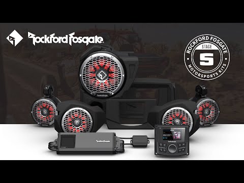 Rockford Fosgate Stage 5 Stereo System W/ Color Optix™ | XP1000 / XP Turbo / Turbo S