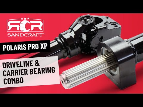 sandcraft carrier bearing install video for polaris PRO xp 