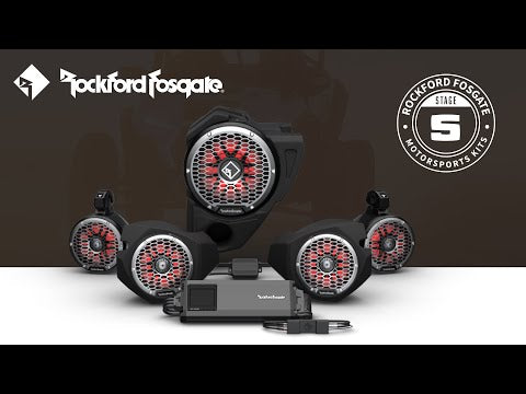 Rockford Fosgate Stage 5 Stereo System With Color Optix™ | Polaris Rzr WITH RIDE COMMAND