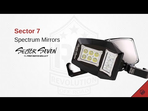 Sector Seven Spectrum Lighted Mirrors