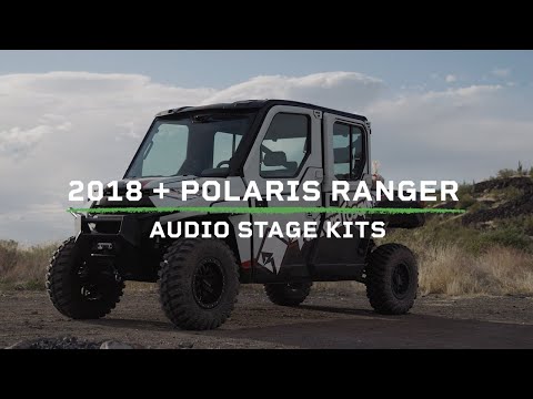 Rockford Fosgate Stage 6 Stereo | 2018+ Polaris Ranger WITH RIDE COMMAND