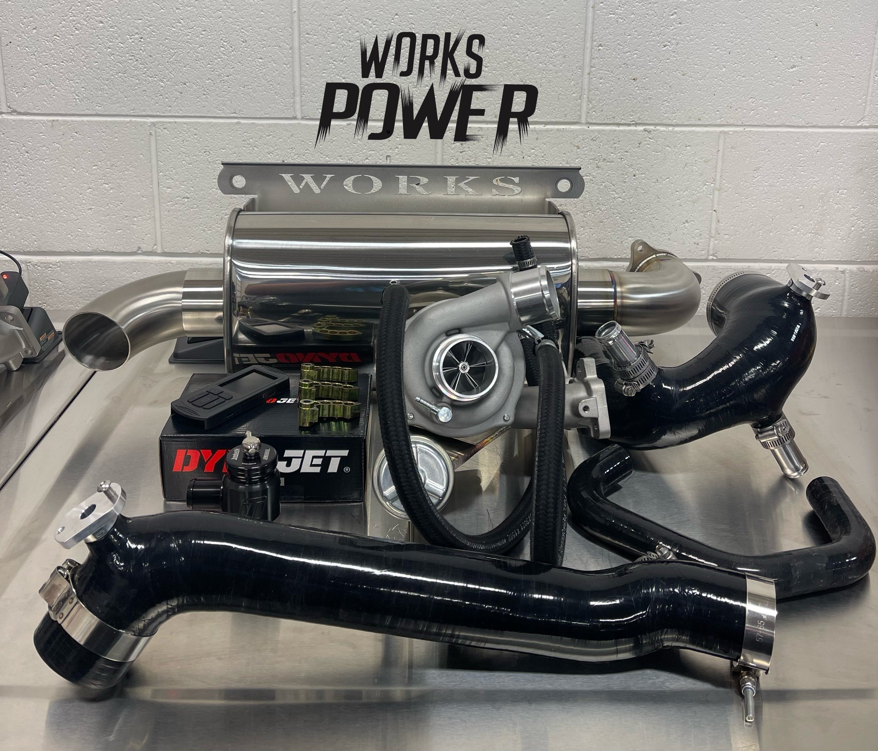 WORKS POWER WATER COOLED FACTORY BIG TURBO KIT - Polaris RZR XP Turbo, Turbo S