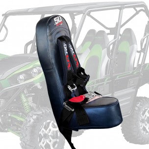 Rear Bump Seat With Harness for Kawasaki Teryx4 4 Seater 50 Caliber Racing - Revolution Off-Road