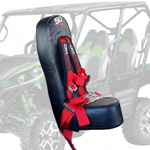 Rear Bump Seat With Harness for Kawasaki Teryx4 4 Seater 50 Caliber Racing - Revolution Off-Road