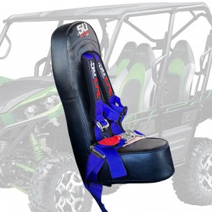 Rear Bump Seat With Harness for Kawasaki Teryx4 4 Seater 50 Caliber Racing - Revolution Off-Road