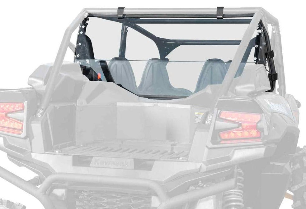 superatv rear windshield for krx 4 seater on white background 