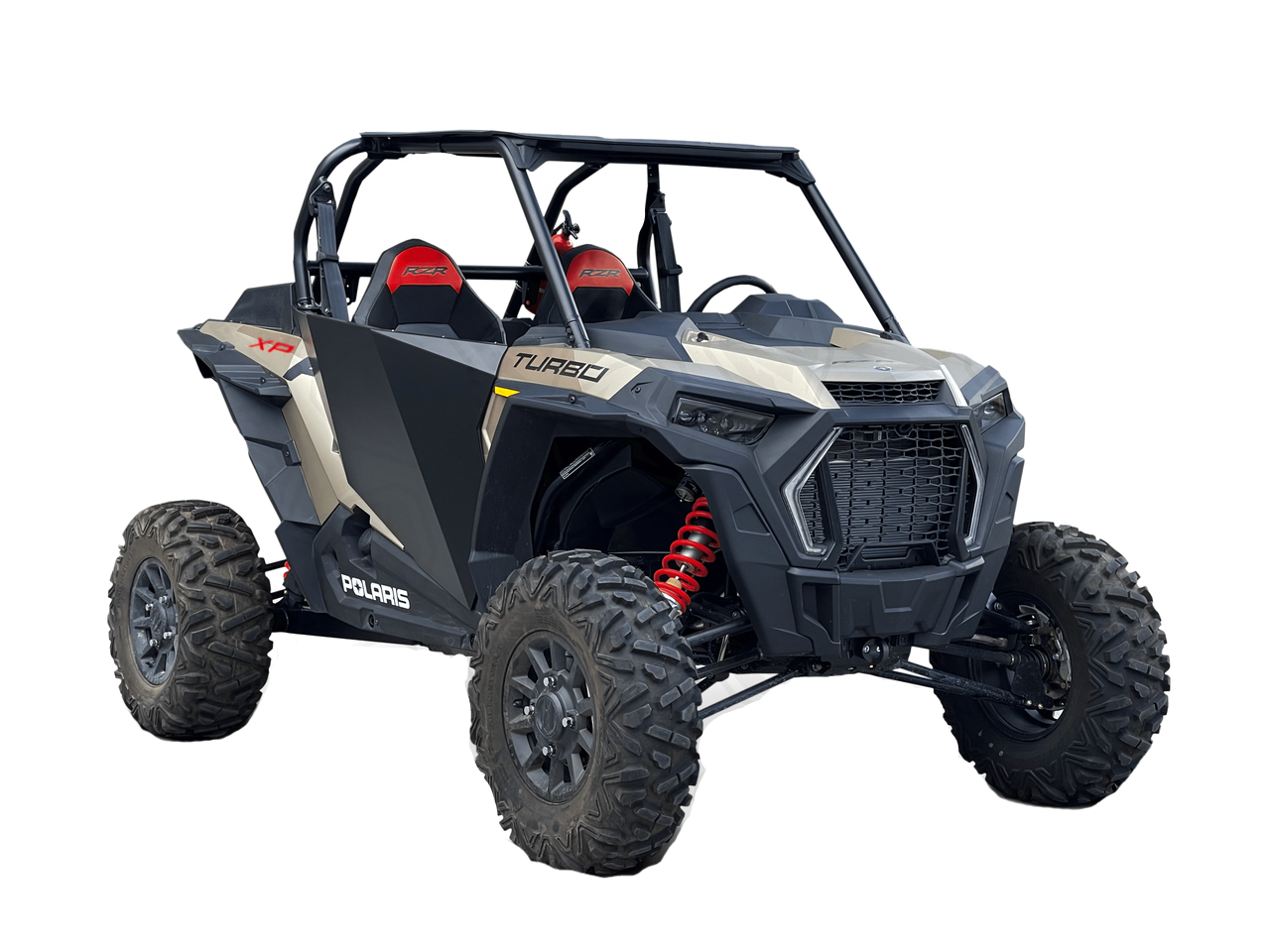 RZR Doors - 2 seat installed front quarter view