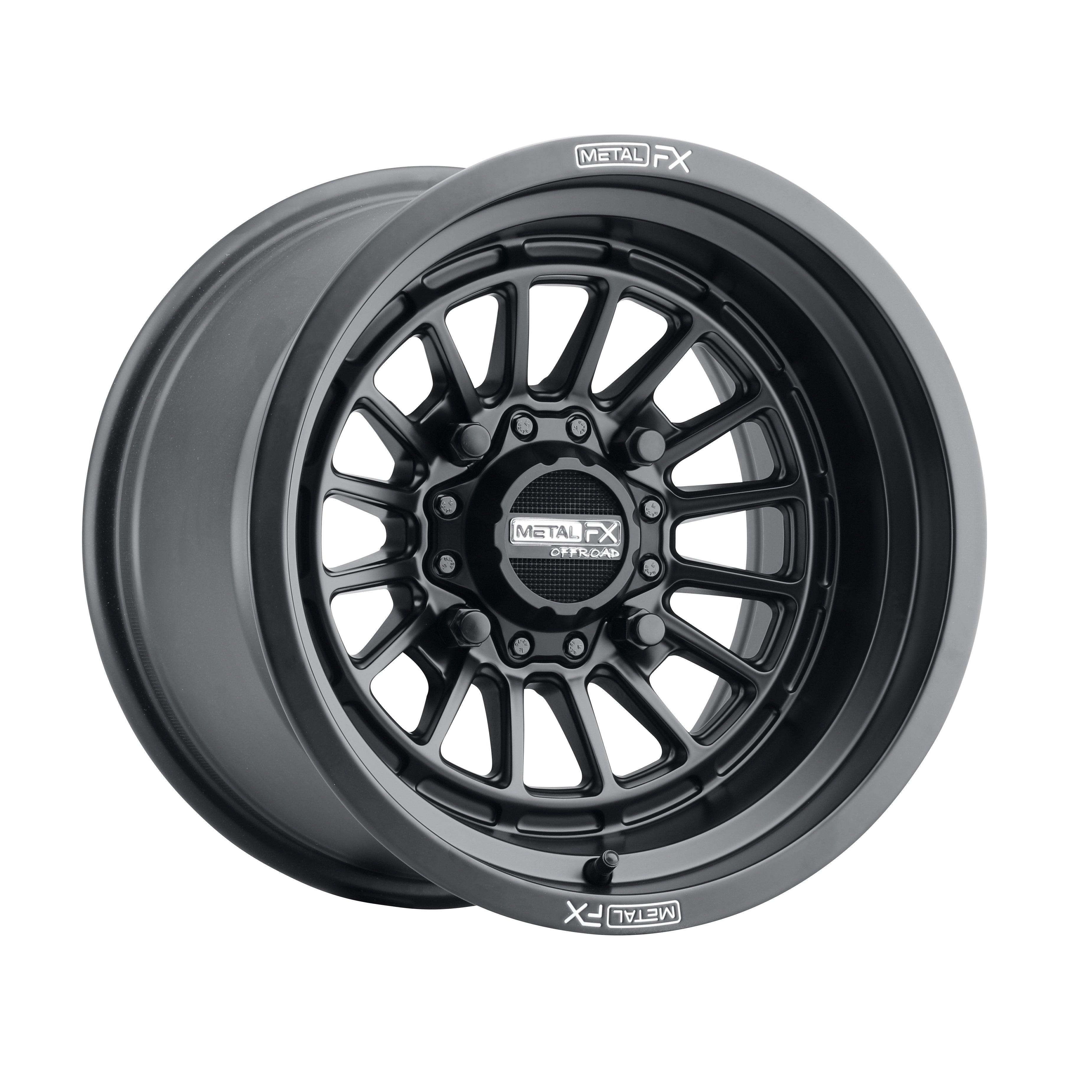 metal fx delta utv wheel in satin black 