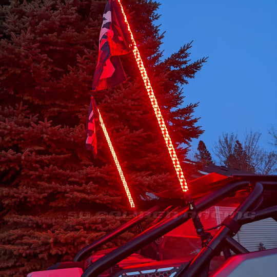 LED Lighted Whips - 50 Caliber Racing