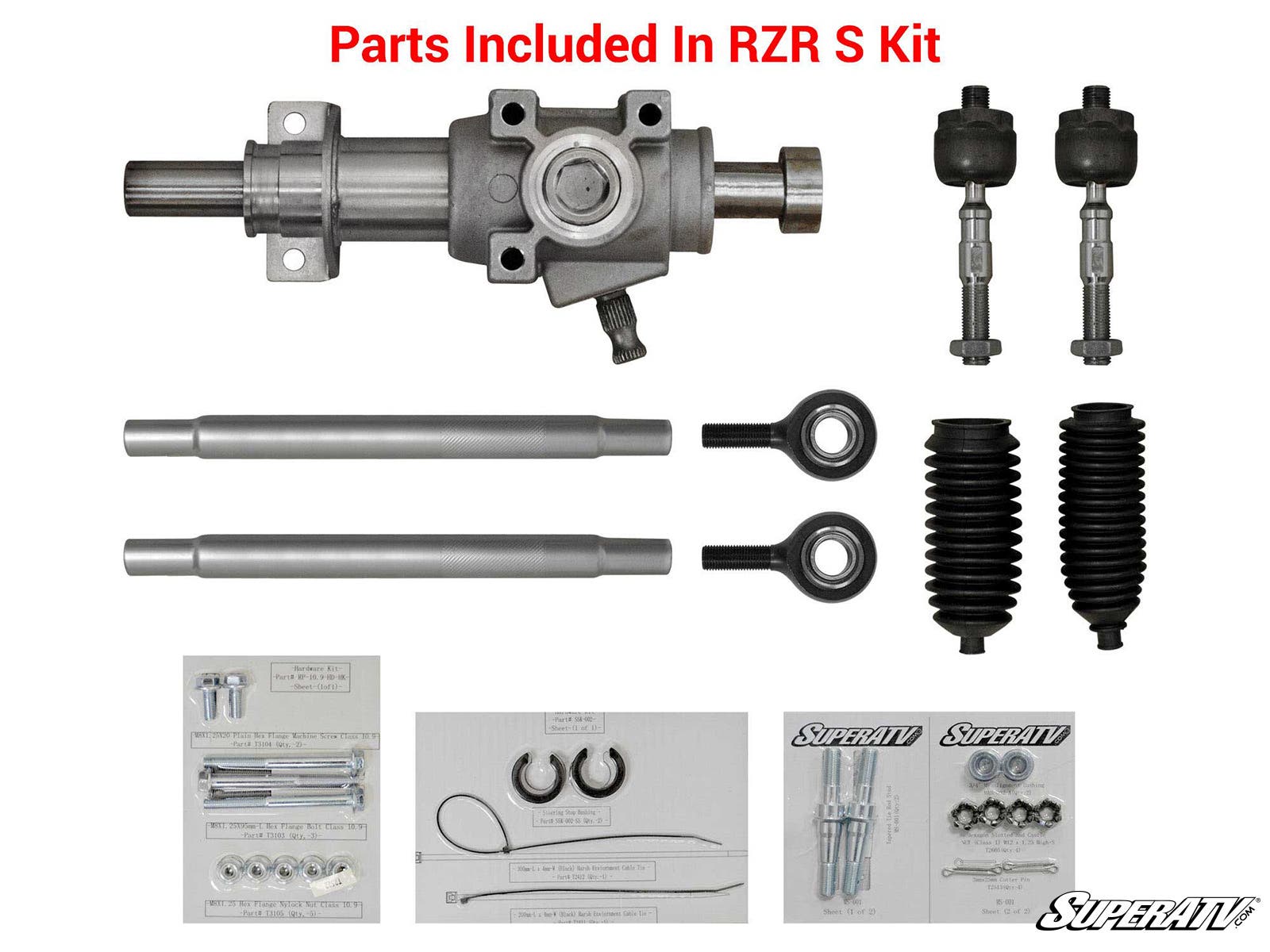 Polaris Ranger 900 Diesel RackBoss Heavy Duty Rack and Pinion