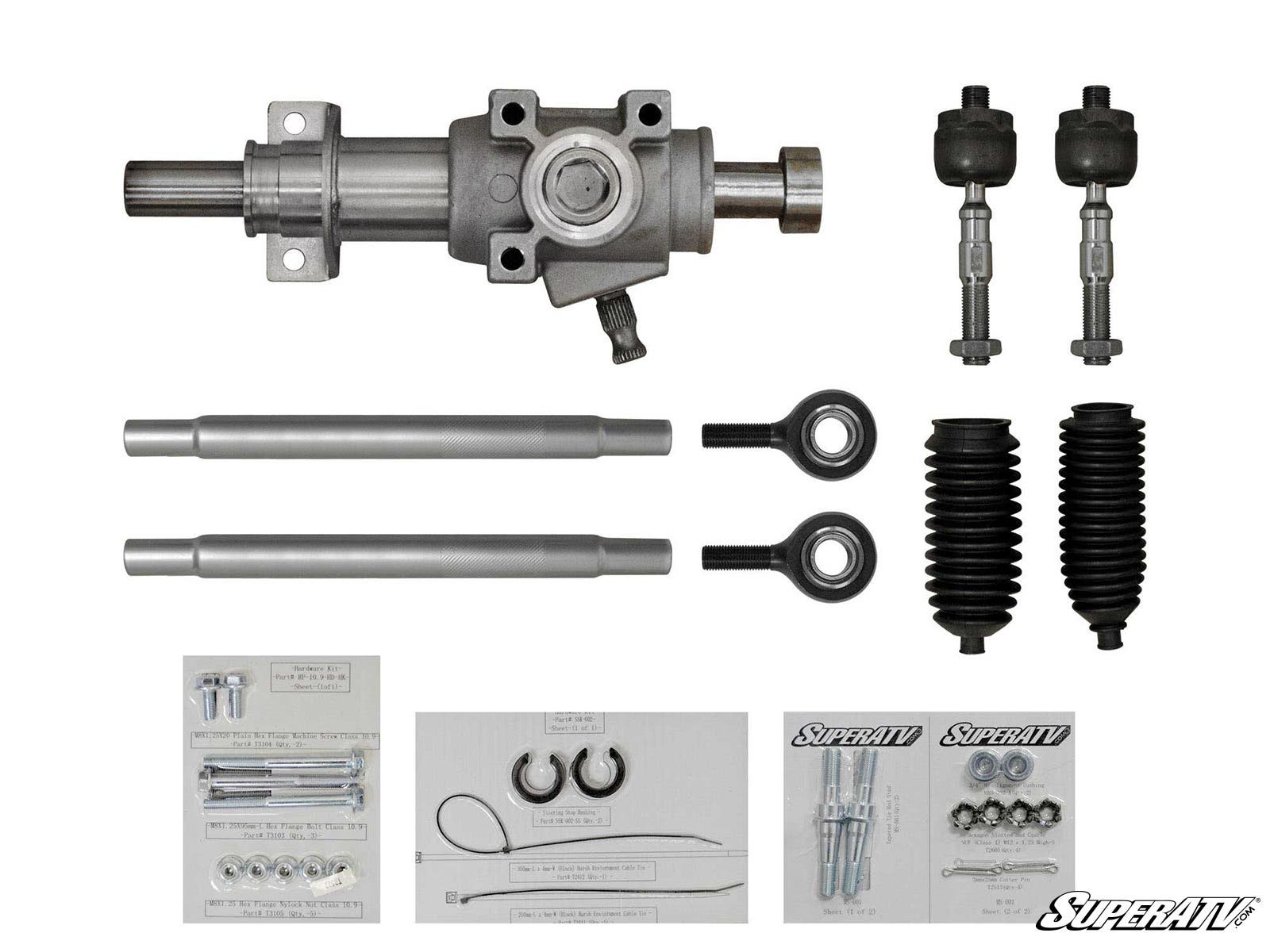 Polaris Ranger 800 RackBoss Heavy Duty Rack and Pinion