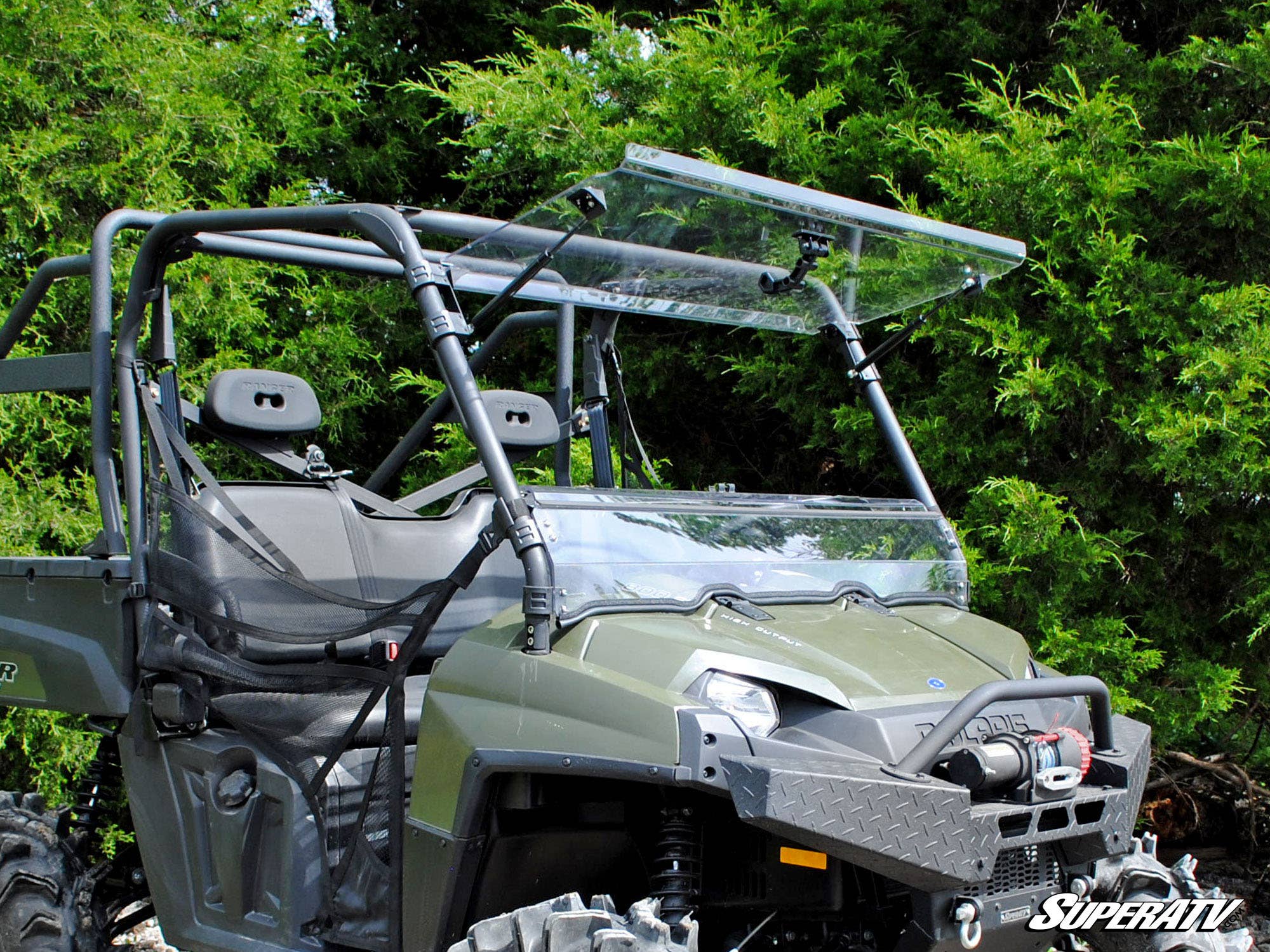 Polaris Ranger 500 Scratch Resistant Flip Windshield