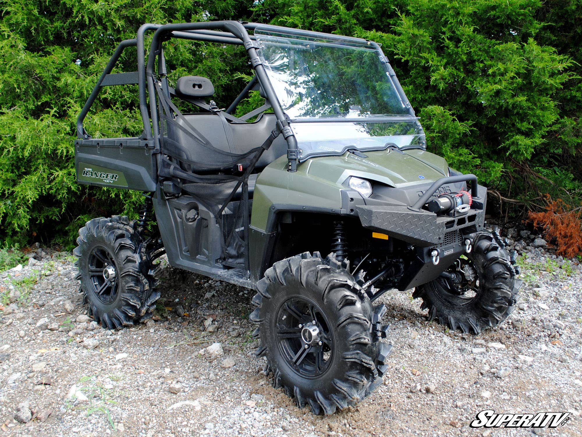 Polaris Ranger 500 Scratch Resistant Flip Windshield