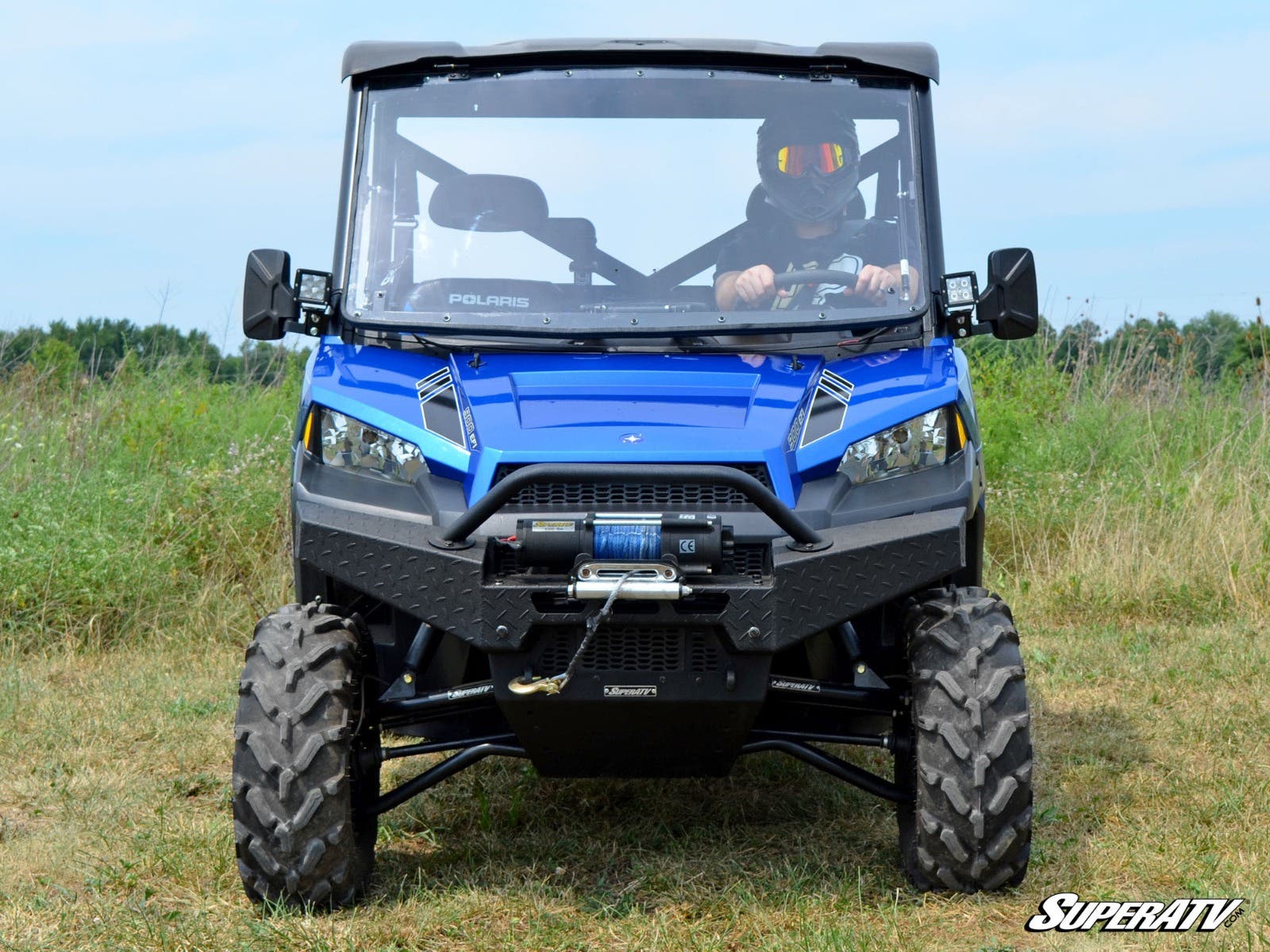 Polaris Ranger XP 570 Scratch Resistant Flip Windshield