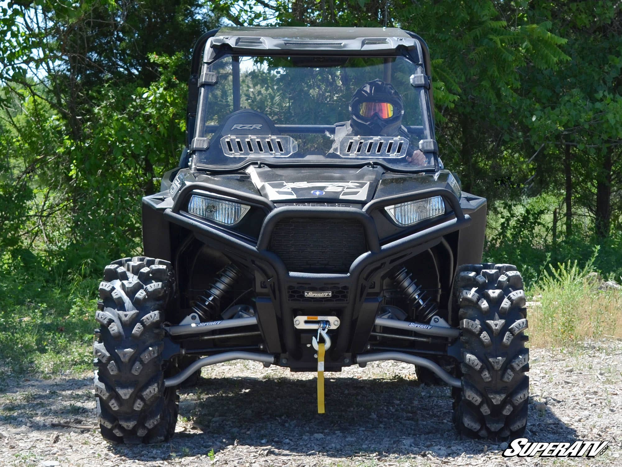 Polaris RZR S 1000 Vented Full Windshield—Scratch-Resistant