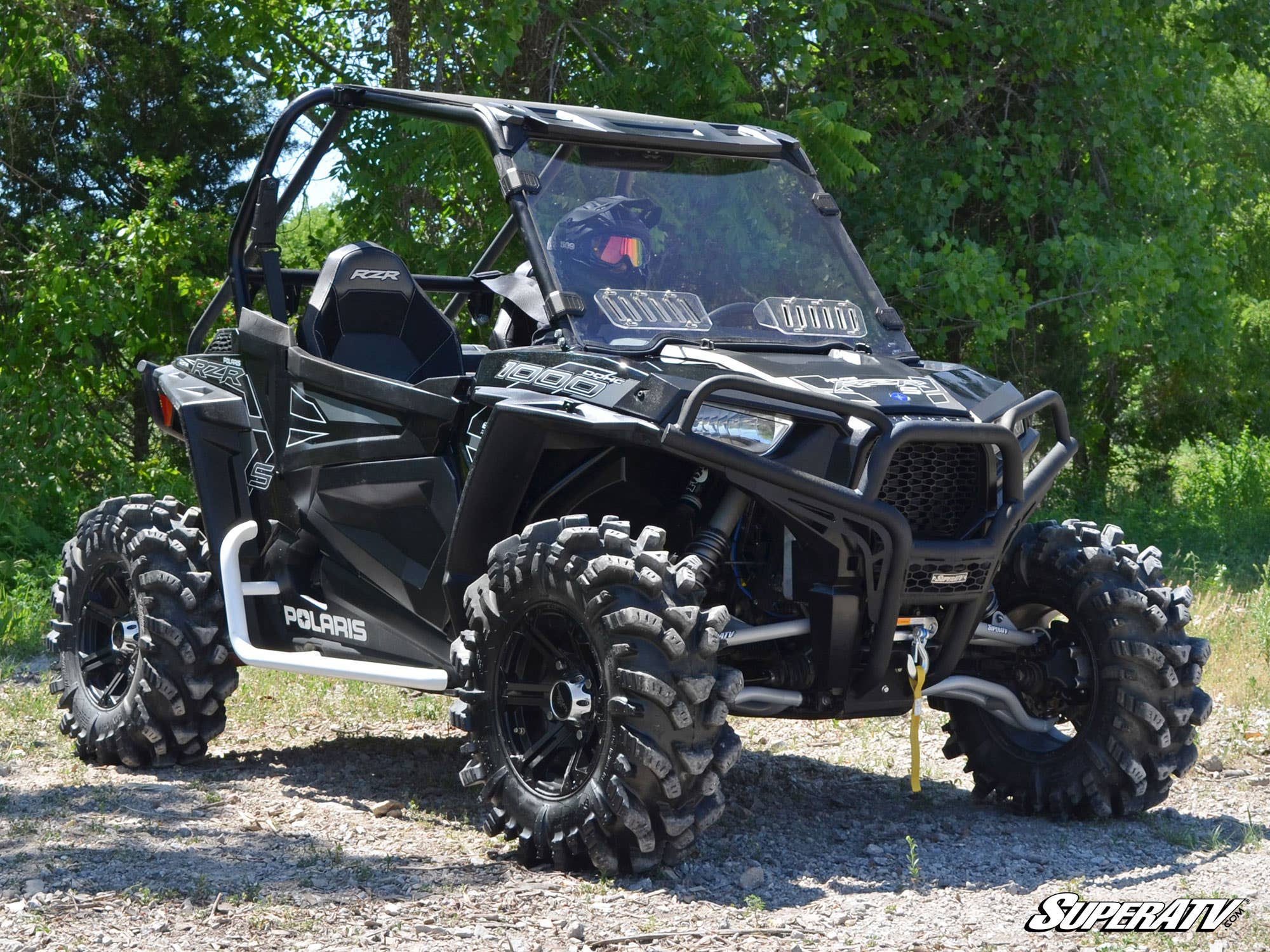 Polaris RZR S 1000 Vented Full Windshield—Scratch-Resistant