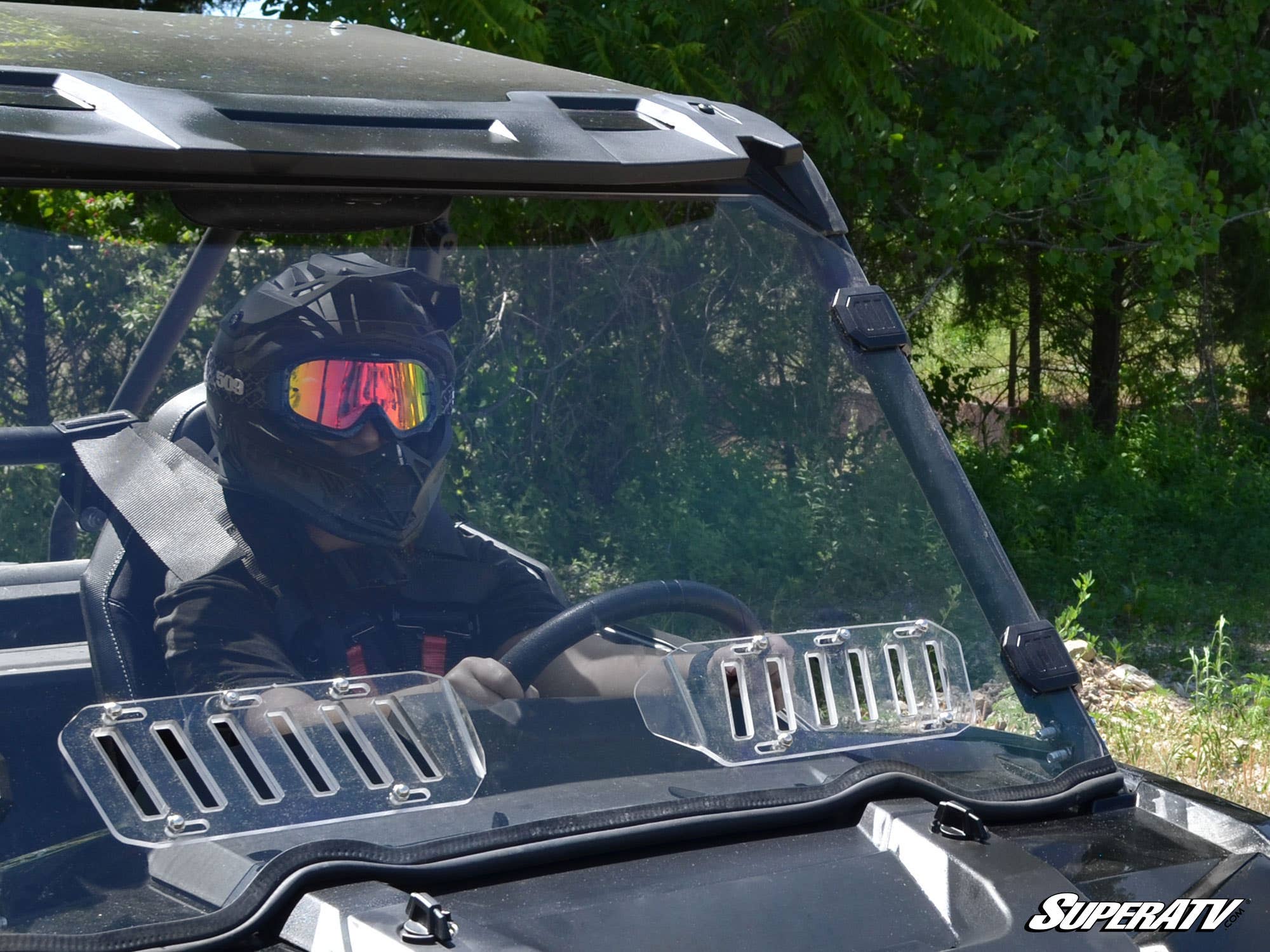 Polaris RZR XP 1000 Scratch Resistant Vented Full Windshield