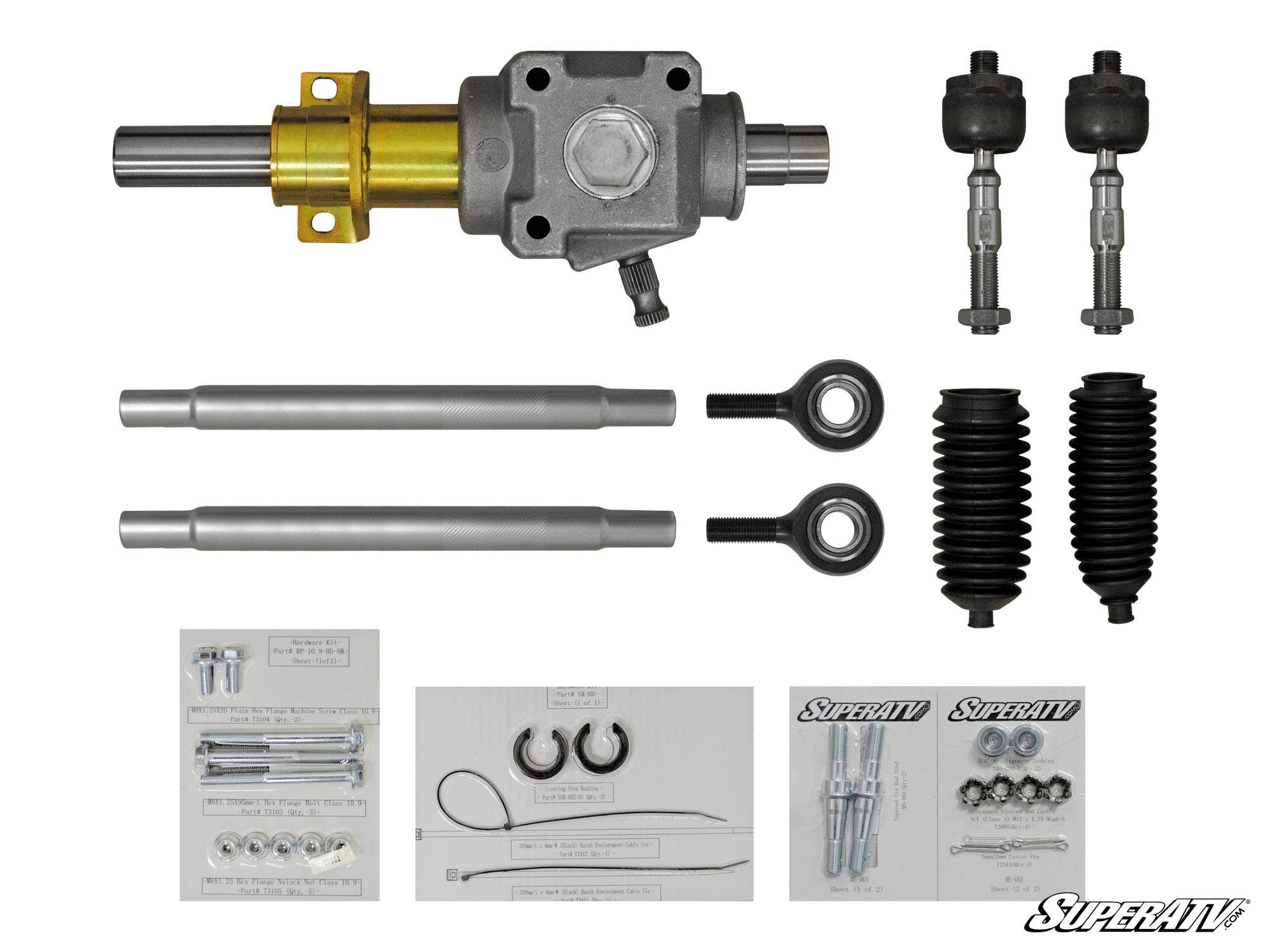 Polaris RZR XP 900 RackBoss Heavy Duty Rack and Pinion