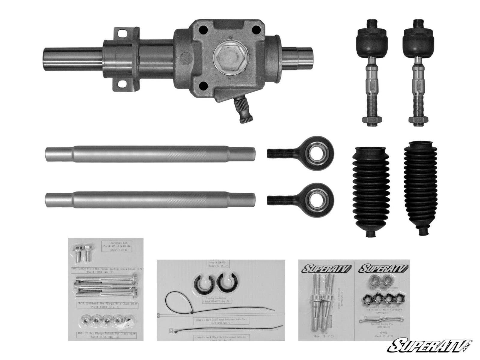 Polaris RZR Trail S 1000 RackBoss Heavy-Duty Rack and Pinion