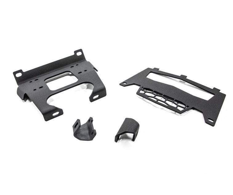 SuperATV RZR XP 1000 Winch Mounting Plate - Revolution Off-Road