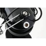 Rugged Radios H22 Over the Head (OTH) Headset for 2-Way Radios - Black Carbon Fiber