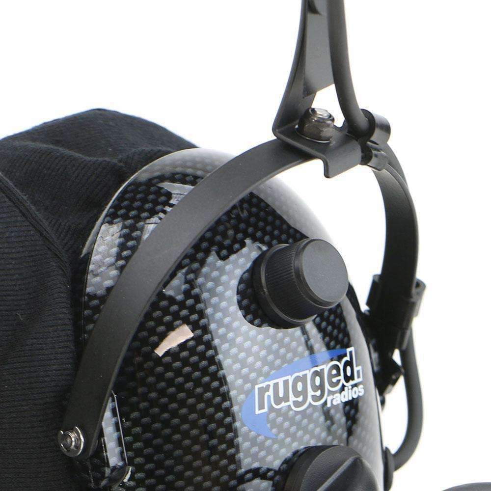 Rugged Radios H22 Ultimate Over The Head (OTH) Headset for Intercoms - Carbon Fiber