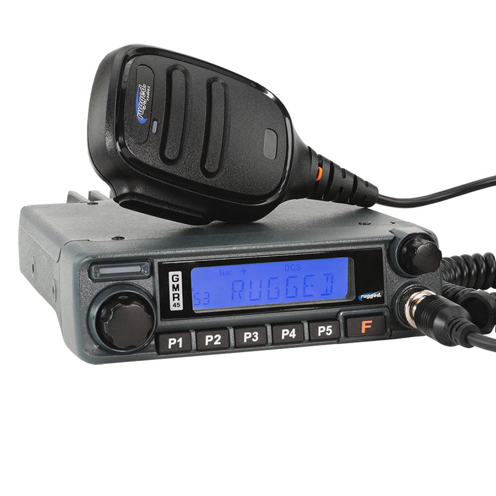 Rugged Radios Radio Kit Lite - GMR45 GMRS Band Mobile Radio with Stealth Antenna - Revolution Off-Road