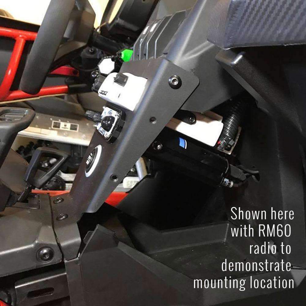 Rugged Radios Can-Am X3 Mount for RM45 RM60 GMR45 Radio  Intercom  Revolution Off-Road
