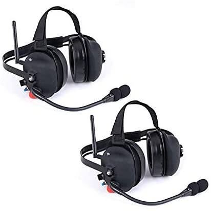 Rugged Radios  Wireless Double Talk Dual Headset Intercom System (Hands Free) - Revolution Off-Road