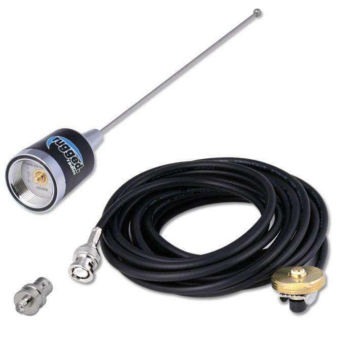 Rugged Radios UHF External Antenna Kit for Handheld Radios (UHF 450 - 470 MHz) - Revolution Off-Road