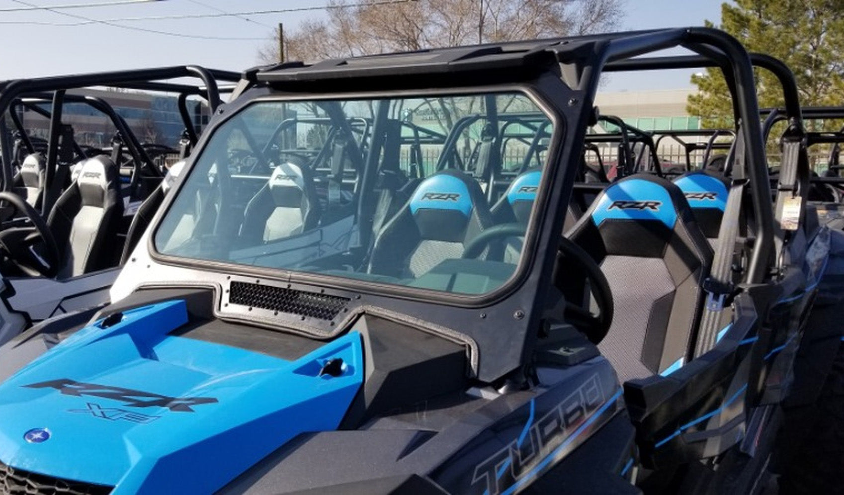 RZR XP 1000 Windshield - installed on machine