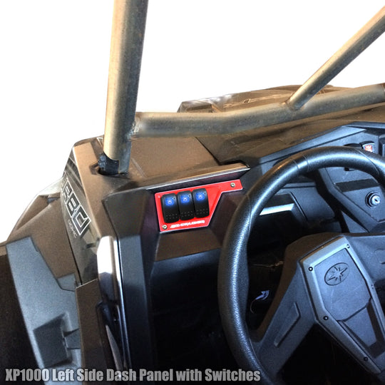 Rzr Xp1000 Left Side 3 Switch Dash Panel - Revolution Off-Road