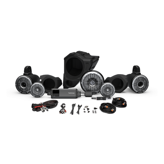 Rockford Fosgate Stage 6 Stereo System With Color Optix™ | Polaris Rzr WITH RIDE COMMAND - Revolution Off-Road