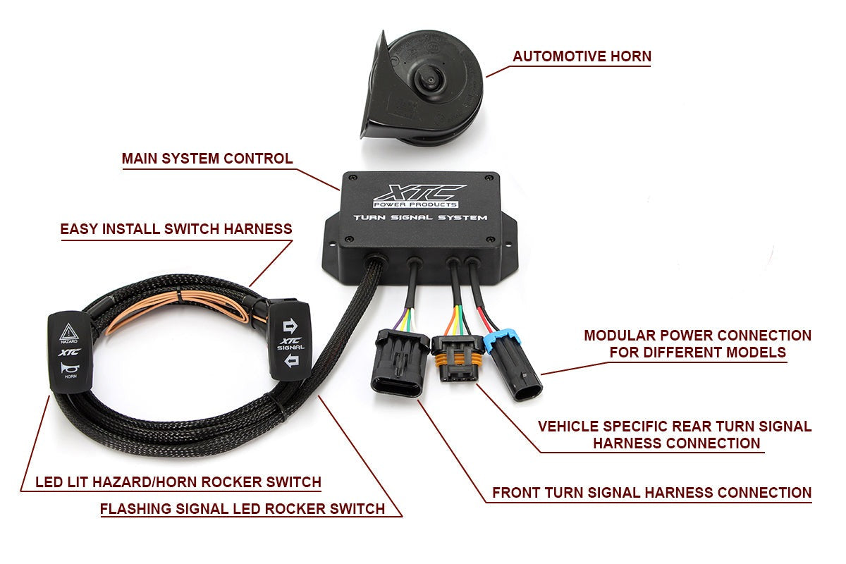 XTC TSS Turn Signal Kit | Honda Pioneer 1000