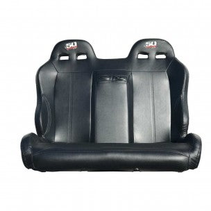 XP Rear Bench Seat With Carbon Fiber Look 50 Caliber Racing - Revolution Off-Road