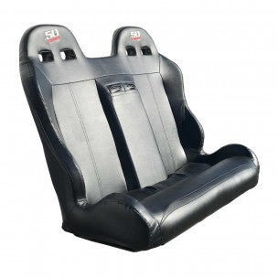 XP Rear Bench Seat With Carbon Fiber Look 50 Caliber Racing - Revolution Off-Road