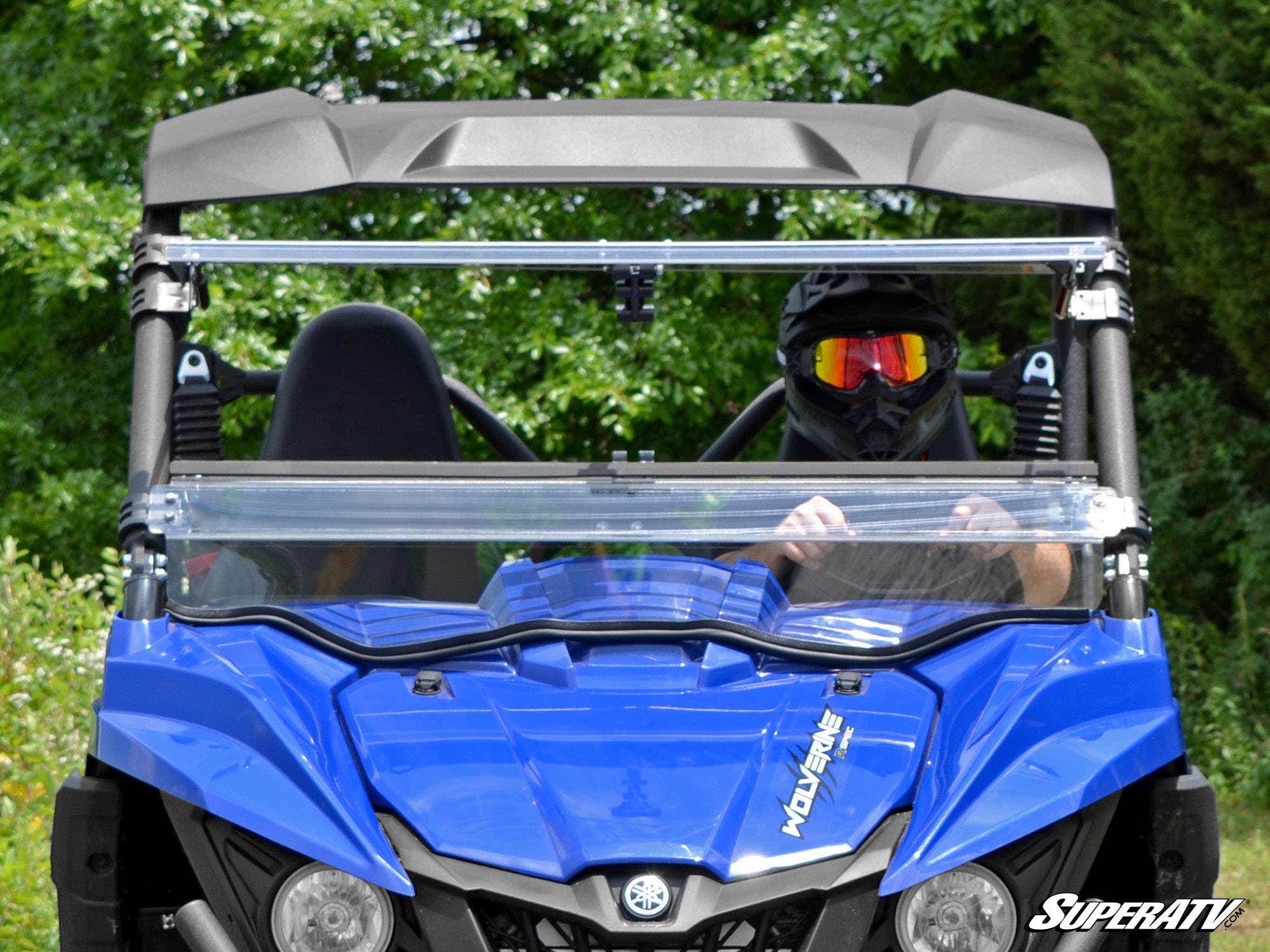 Yamaha Wolverine Scratch Resistant Flip Windshield