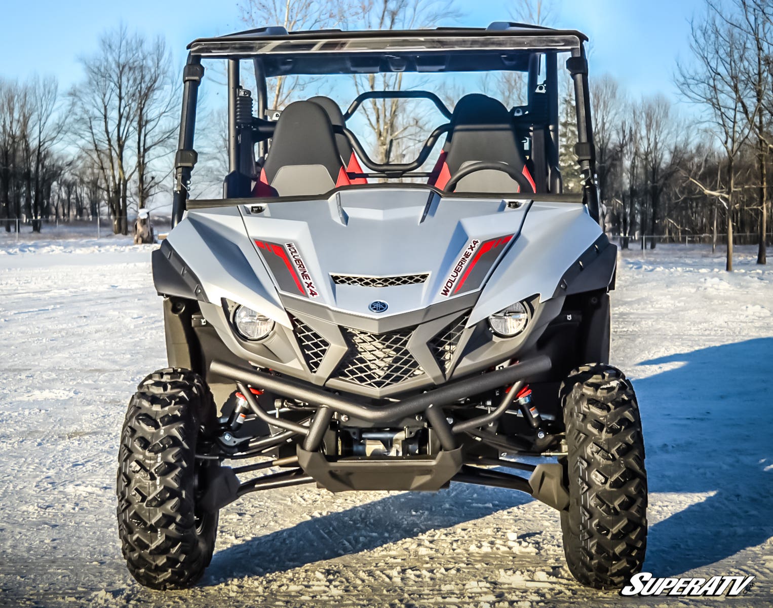 Yamaha Wolverine X4 Scratch-Resistant Full Windshield