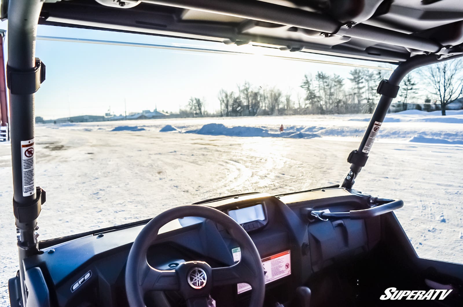 Yamaha Wolverine X4 Scratch-Resistant Full Windshield